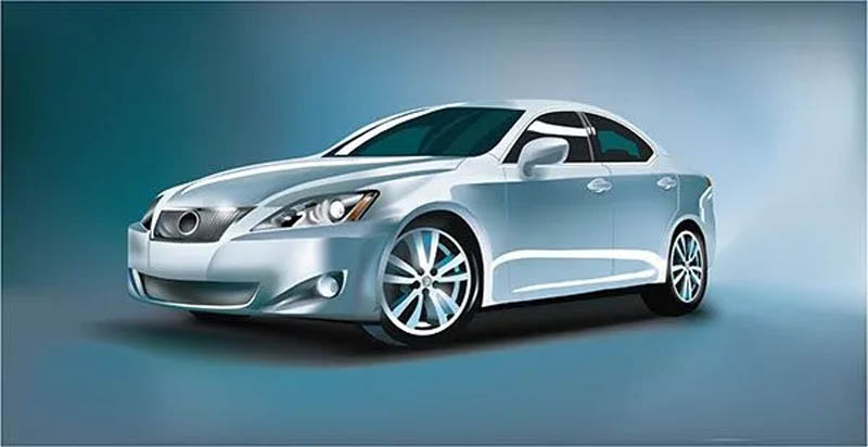 Silver color car